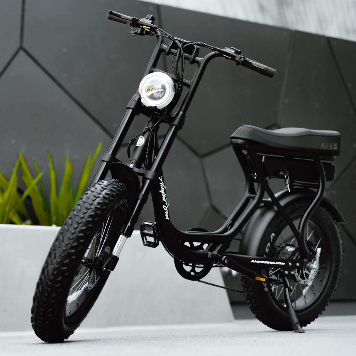 ACE-S Electric Fat Tyre Bike: Stylish Step-Through, Powerful 52V Battery, Shimano Gears