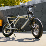 Ampd Bros ACE-X Plus+ High-Performance Fat Tyre Electric Bike, Bafang Motor & Suspension