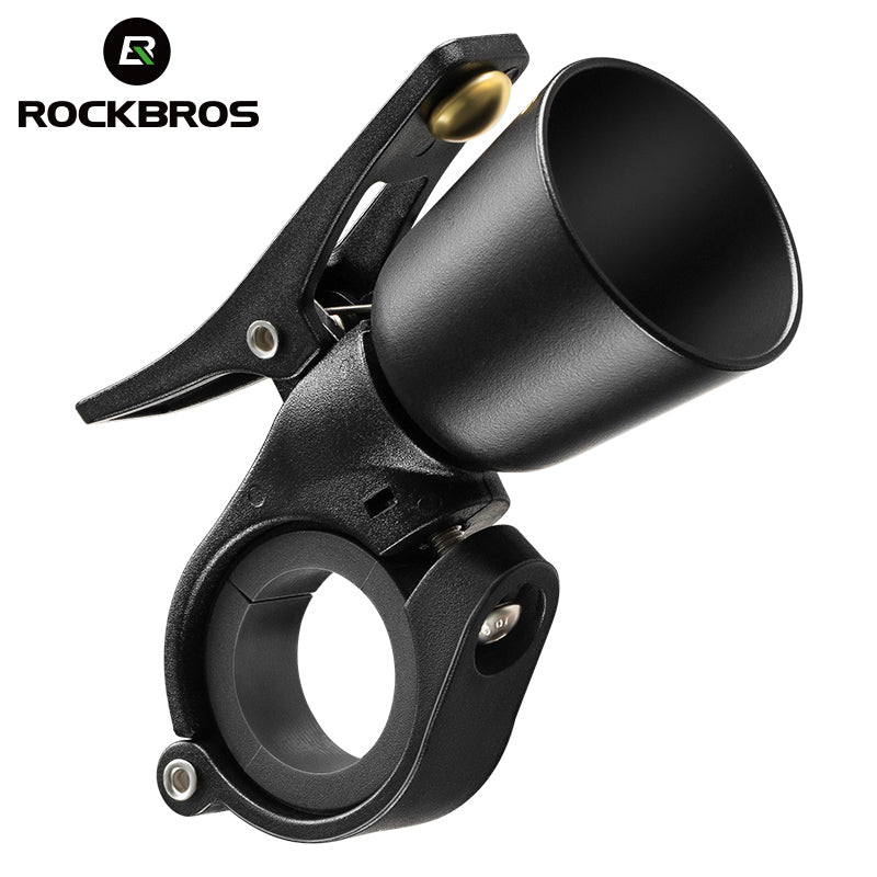 ROCKBROS Classic Brass Bike Bell: Loud, Durable, Easy Fit Adult Bicycles