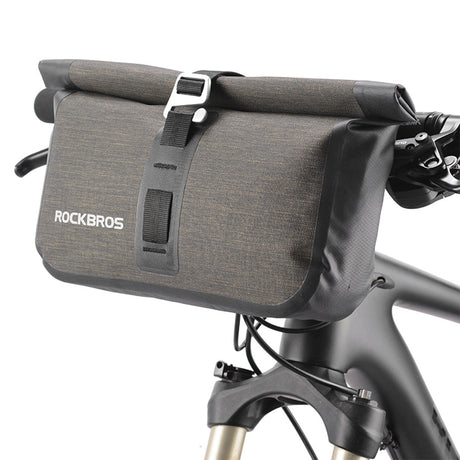 RockBros 100% Waterproof Cycling Handlebar Bag - Large Capacity Bike Front Pouch