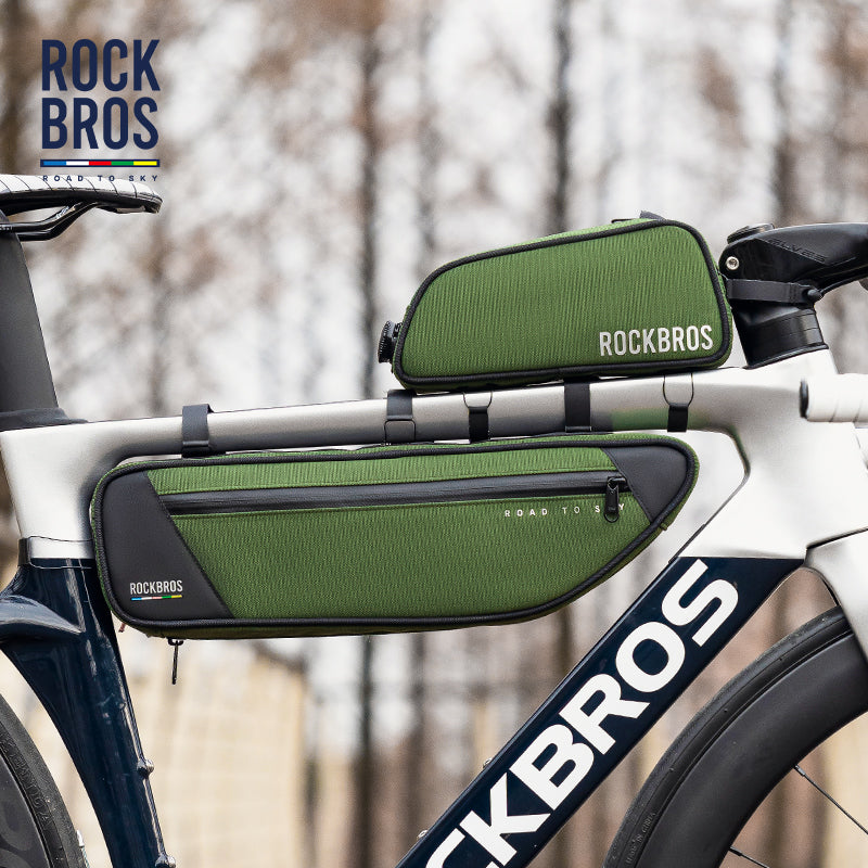 ROCKBROS ROAD TO SKY Deluxe Waterproof Lightweight Top Tube Cycling Bag