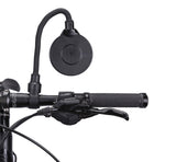 ROCKBROS Flexible Bicycle Handlebar Rearview Mirror - Adjustable 360° Wide Angle Safety Convex Mirror