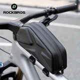 ROCKBROS 1.4L Cycling Top Tube Frame Bag Waterproof Hard Shell Bike Storage