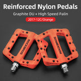 ROCKBROS Lightweight Nylon Composite Fibre Bike Pedals for All Bikes