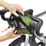 ROAD TO SKY ROCKBROS Deluxe Waterproof Cycling Handlebar Bag with Secure Lock