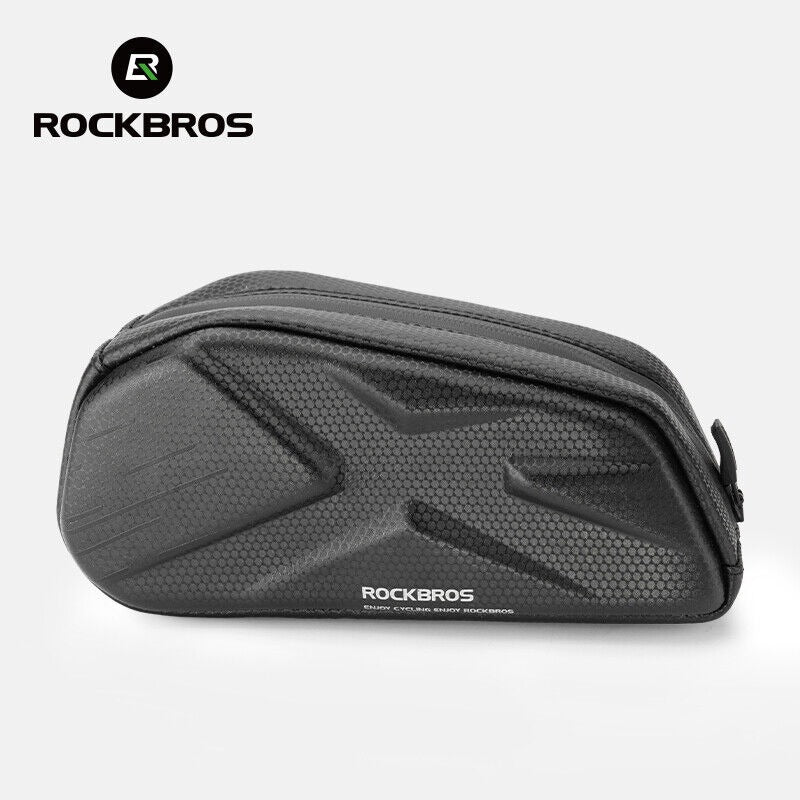 ROCKBROS 1.4L Cycling Top Tube Frame Bag Waterproof Hard Shell Bike Storage
