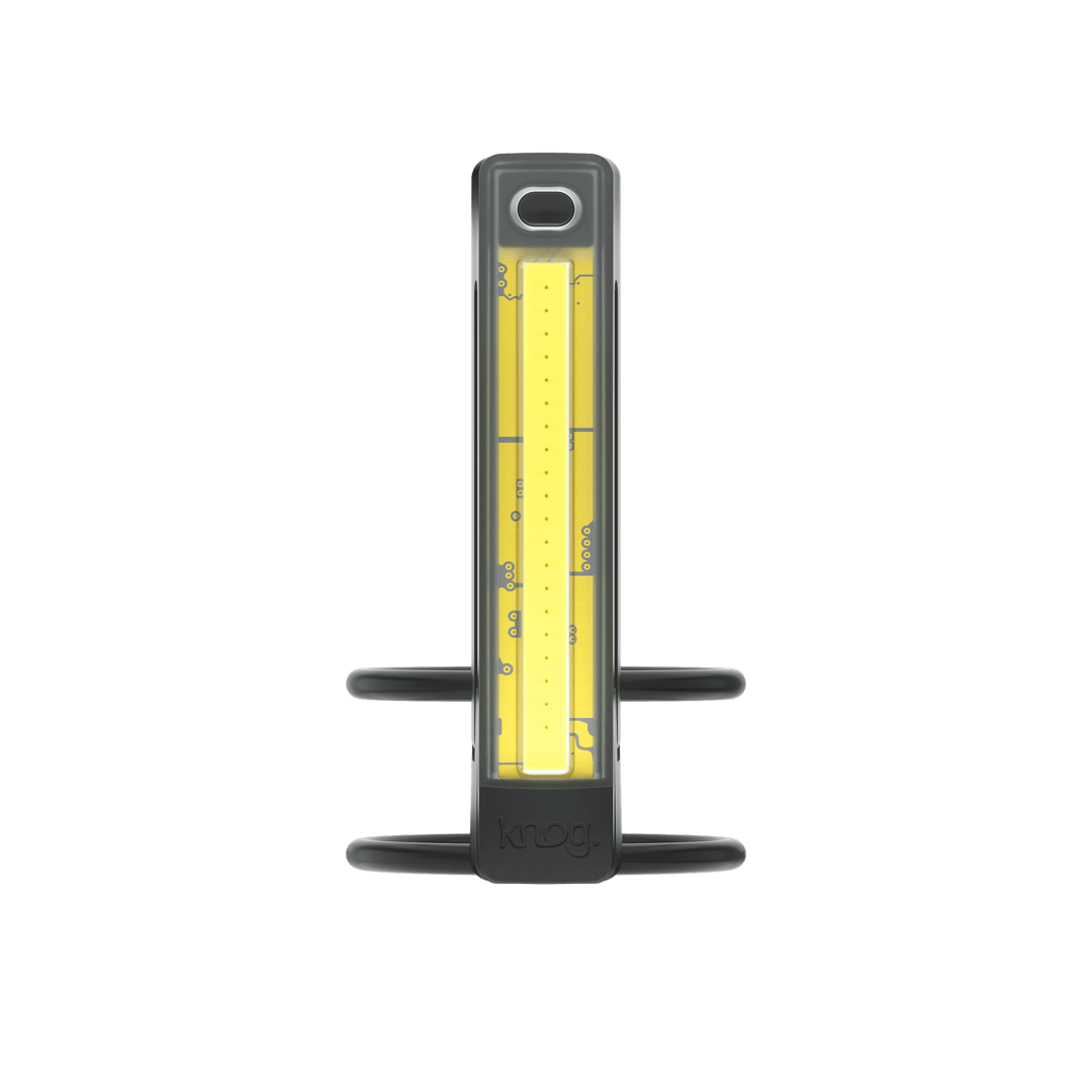 Knog Plus Front Bike Light - Bright, Wearable, USB Rechargeable Cycling Safety