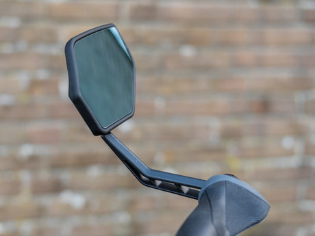 Multi-adjustable Anti-Glare E-Bike Bicycle Mirror - Left or Right Handlebar End Mount