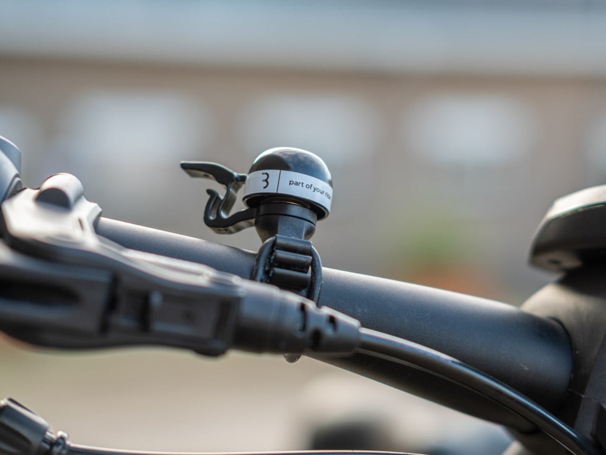 BBB MiniFit Lightweight Brass Bicycle Bell with Quick Release Mount