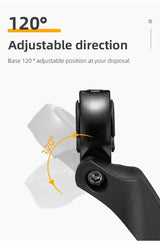 ROCKBROS 360° Adjustable HD Convex Bike Handlebar Rear View Mirror