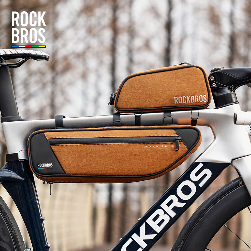 ROCKBROS ROAD TO SKY Deluxe Waterproof Lightweight Top Tube Cycling Bag