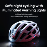 ROCKBROS Ultralight Cycling Helmet with USB Rechargeable LED Safety Light