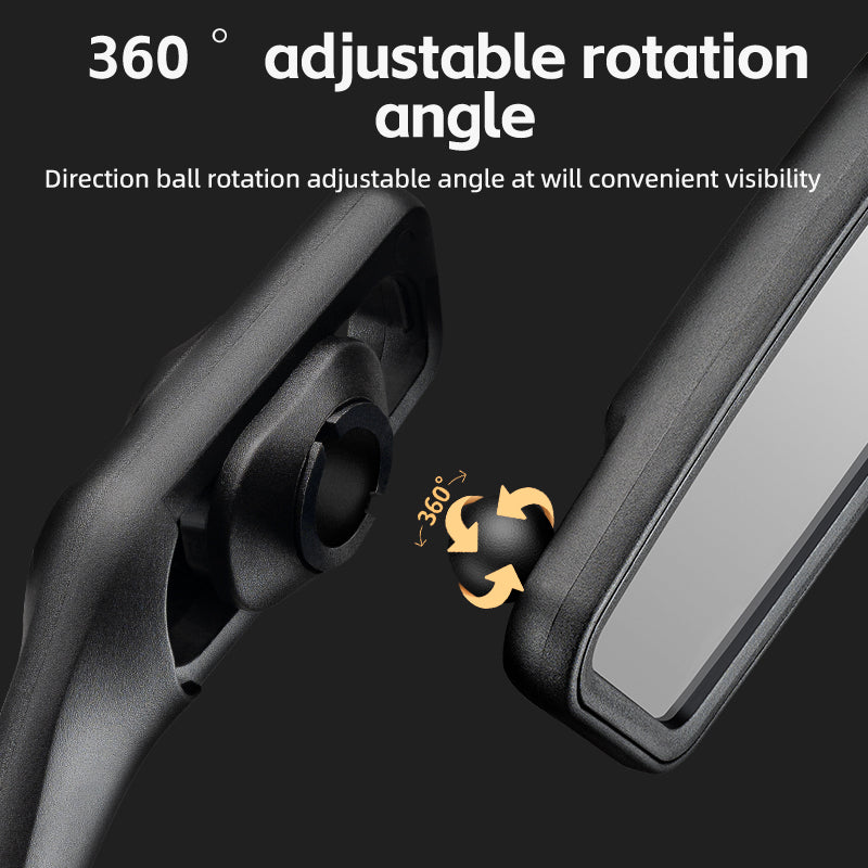 ROCKBROS 360° Rotatable Bicycle Handlebar Mirror for Enhanced Cycling Safety