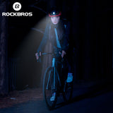 ROCKBROS USB-C Rechargeable Cycling Safety Helmet with Integrated Warning Lights