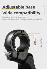 ROCKBROS 360° Adjustable HD Convex Bike Handlebar Rear View Mirror