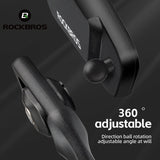 ROCKBROS 360° Rotatable Bicycle Handlebar Mirror for Enhanced Cycling Safety
