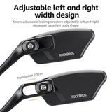 ROCKBROS 360° Rotatable Bicycle Handlebar Mirror for Enhanced Cycling Safety