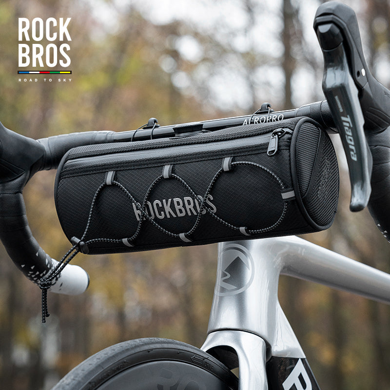 ROCKBROS Deluxe 1.5L Waterproof Cycling Handlebar Bag - Secure Front Bike Frame Storage