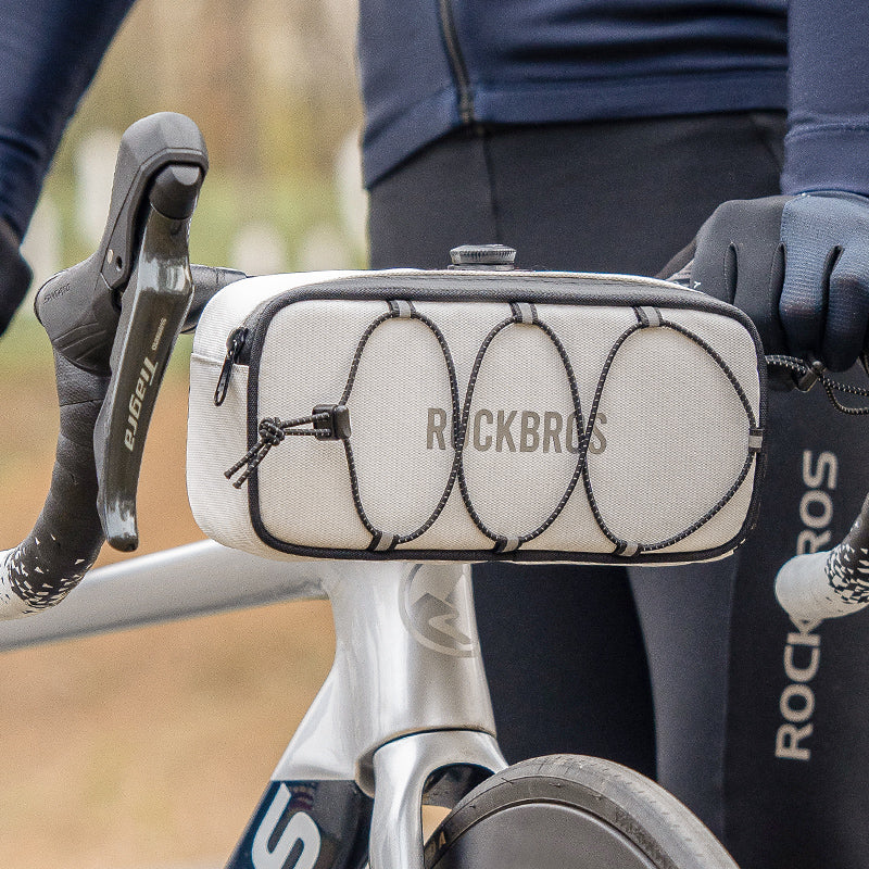 ROAD TO SKY ROCKBROS Deluxe Waterproof Cycling Handlebar Bag with Secure Lock