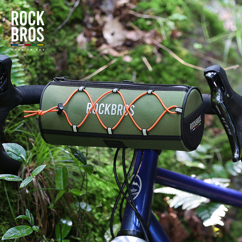 ROCKBROS Deluxe 1.5L Waterproof Cycling Handlebar Bag - Secure Front Bike Frame Storage