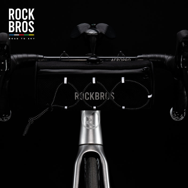 ROCKBROS Deluxe 1.5L Waterproof Cycling Handlebar Bag - Secure Front Bike Frame Storage