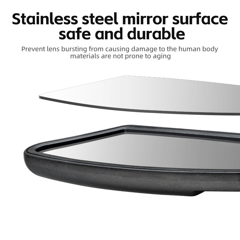 ROCKBROS 360° Rotatable Bicycle Handlebar Mirror for Enhanced Cycling Safety