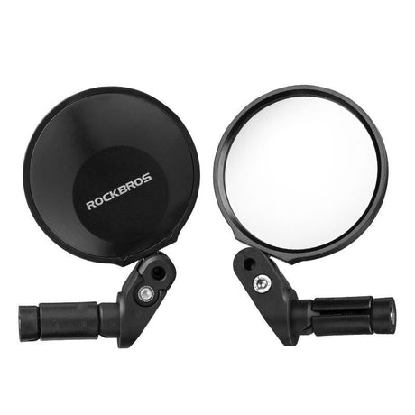 ROCKBROS Bicycle Bar End Mirror: Adjustable HD Cycling Rearview Safety Mirror