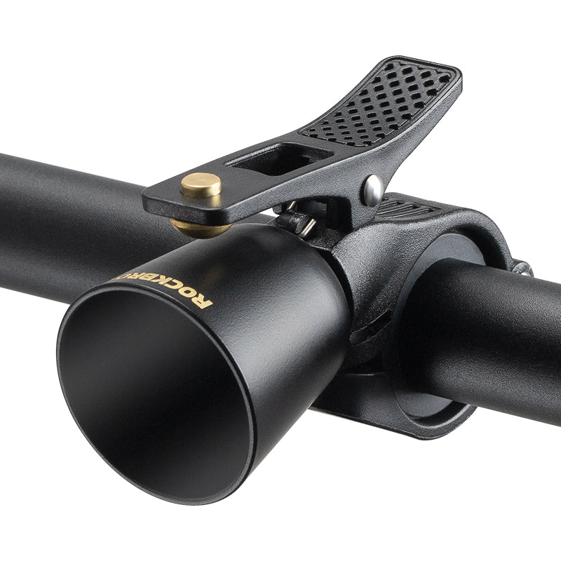 ROCKBROS Classic Brass Bike Bell: Loud, Durable, Easy Fit Adult Bicycles