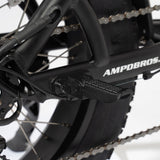 Premium Black Folding Alloy Pillion Foot Pegs for ACE Electric Bikes