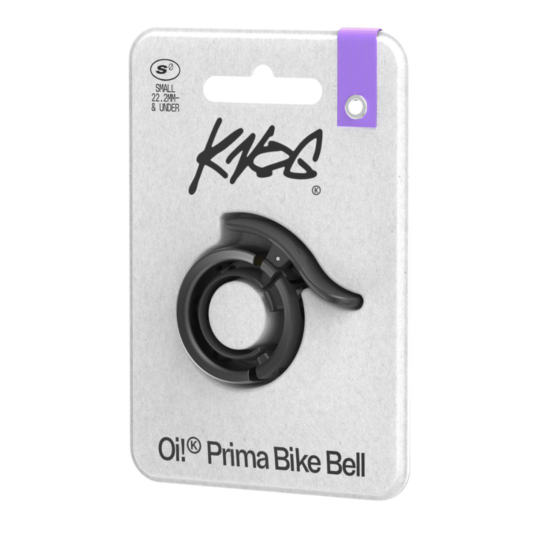 Knog Oi Prima Bike Bell: Sleek, Loud, Durable, WaveTek Hammer Technology