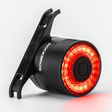 ROCKBROS Q3 Smart Bike Brake Tail Light, USB Rechargeable LED Rear Lamp