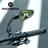 ROCKBROS 360° Adjustable HD Convex Bike Handlebar Rear View Mirror
