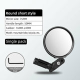 ROCKBROS Bicycle Bar End Mirror: Adjustable HD Cycling Rearview Safety Mirror