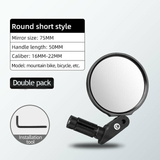 ROCKBROS Bicycle Bar End Mirror: Adjustable HD Cycling Rearview Safety Mirror