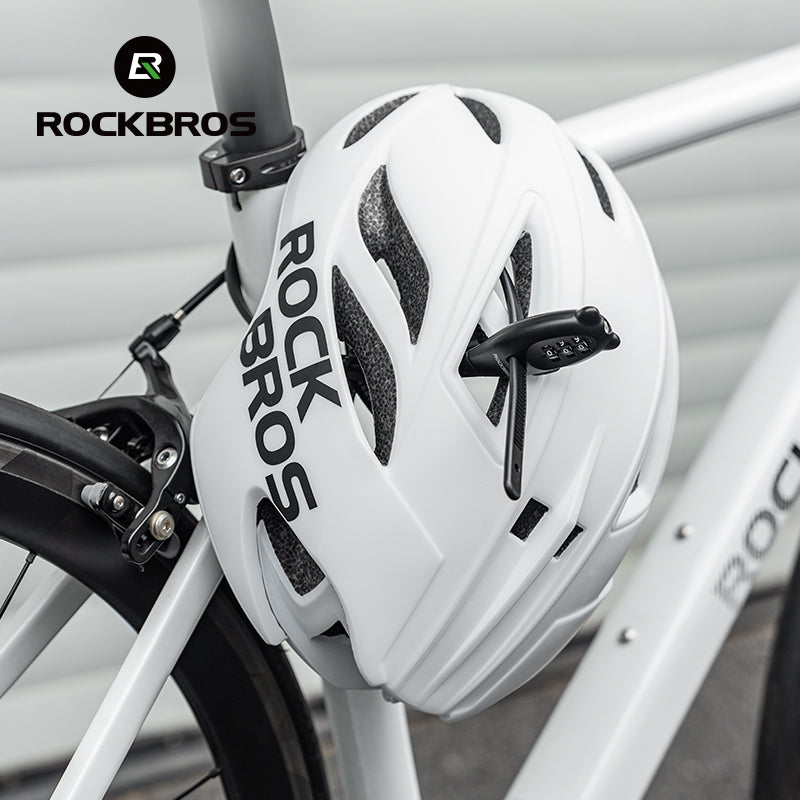 ROCKBROS Compact 3-Digit Password Helmet Lock for Bikes, Scooters, Motorcycles