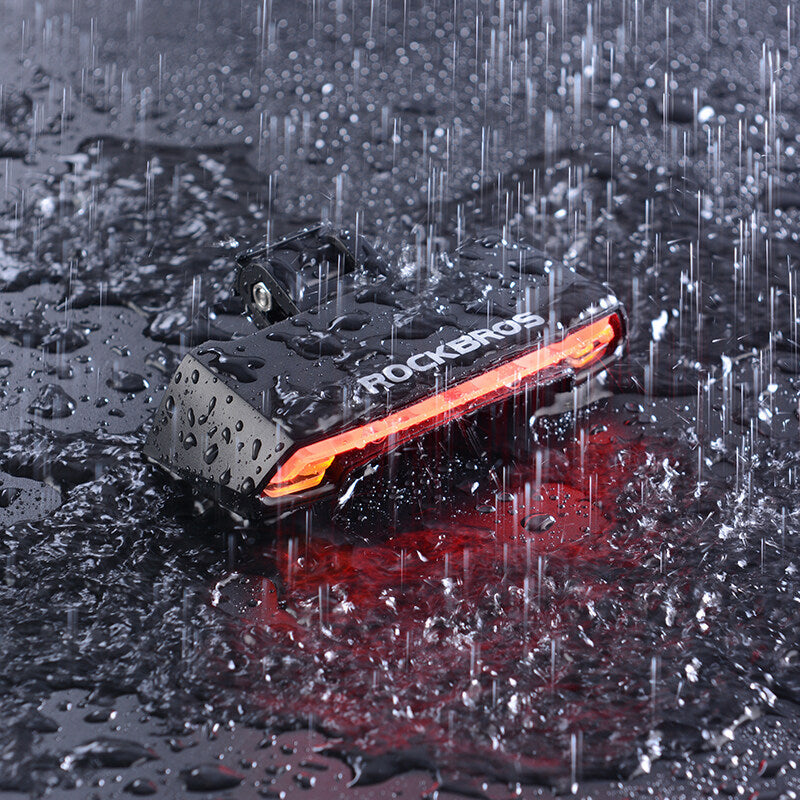 ROCKBROS Bicycle LED Rear Light: Saddle Mount, Remote Control, USB Rechargeable