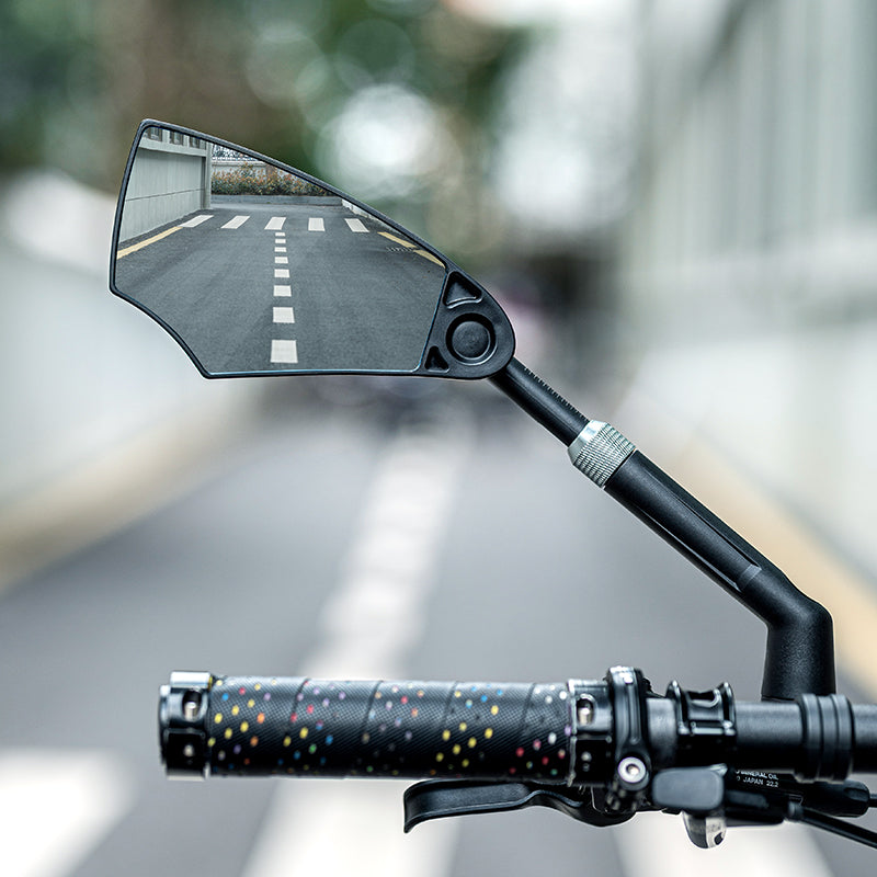ROCKBROS HD Anti-Glare Bike Mirror for Handlebars, 360° Rotating Safety