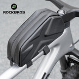 ROCKBROS 1.4L Cycling Top Tube Frame Bag Waterproof Hard Shell Bike Storage