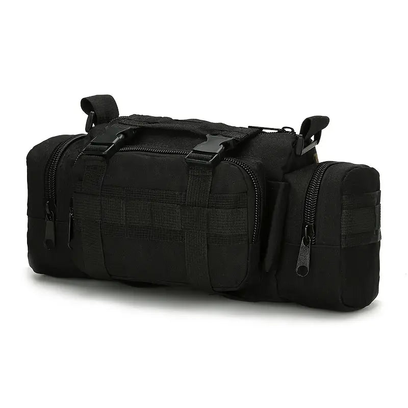 Durable 600D Nylon Crossbody Bag: Adjustable Strap for Outdoor Hiking & Camping