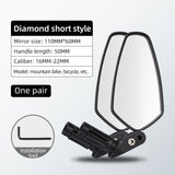 ROCKBROS Bicycle Bar End Mirror: Adjustable HD Cycling Rearview Safety Mirror