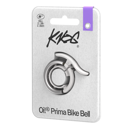 Knog Oi Prima Bike Bell: Sleek, Loud, Durable, WaveTek Hammer Technology