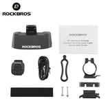 ROCKBROS Bicycle LED Rear Light: Saddle Mount, Remote Control, USB Rechargeable