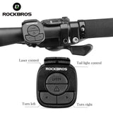ROCKBROS Bicycle LED Rear Light: Saddle Mount, Remote Control, USB Rechargeable