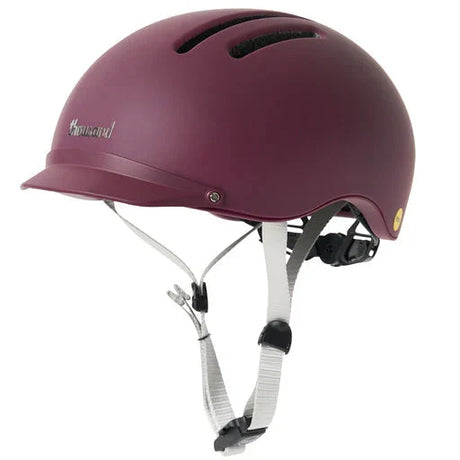 Thousand Chapter MIPS Helmet with Rear Light Deep Burgundy