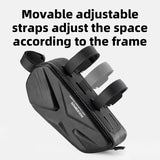 ROCKBROS 1.4L Cycling Top Tube Frame Bag Waterproof Hard Shell Bike Storage