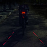 ROCKBROS Bicycle LED Rear Light: Saddle Mount, Remote Control, USB Rechargeable