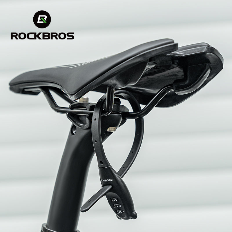 ROCKBROS Compact 3-Digit Password Helmet Lock for Bikes, Scooters, Motorcycles