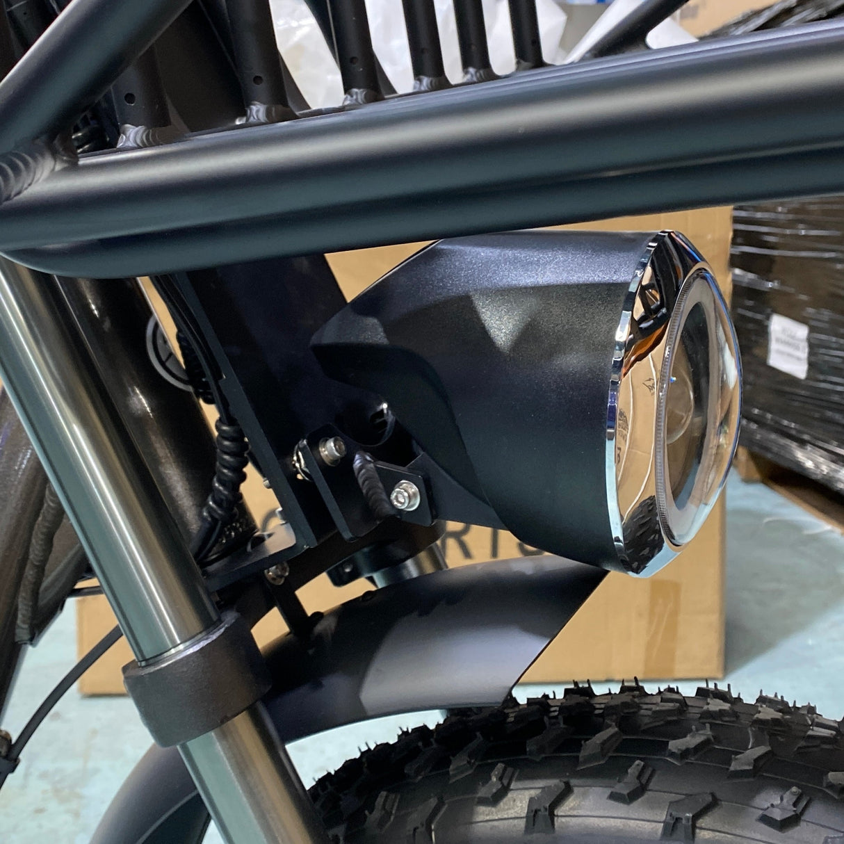 ACE E-Bike Front Cargo Rack & Basket System – Durable Aluminium, Matte Black