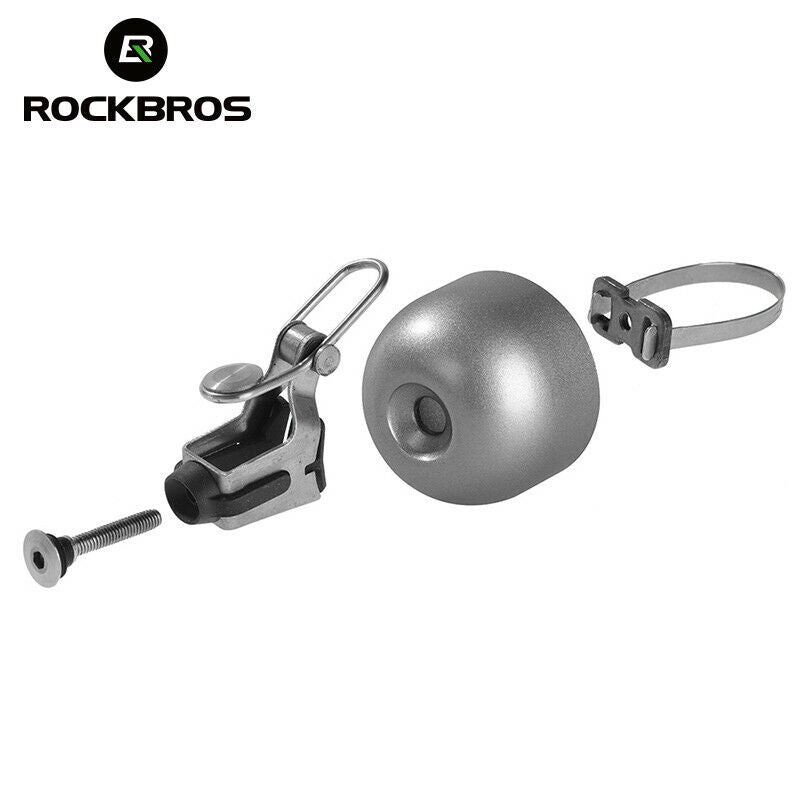ROCKBROS Mini Bike Bell Loud Stainless Steel Handlebar Alarm