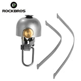 ROCKBROS Mini Bike Bell Loud Stainless Steel Handlebar Alarm